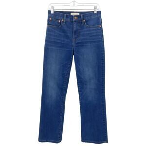 Madewell Women's Blue Bodney Wash Cali Demi-Boot‎ Jeans Size 26
